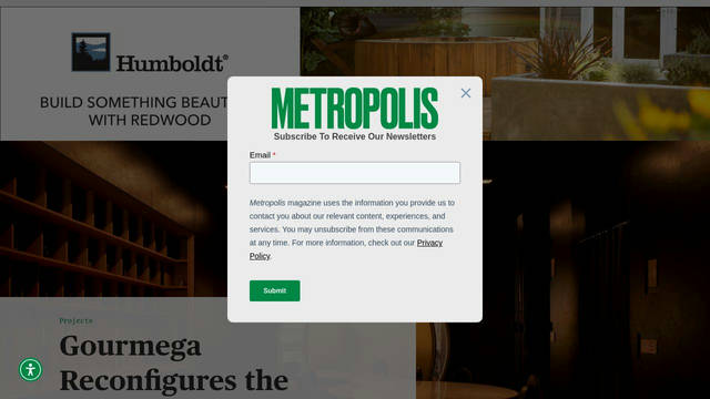 Screenshot of metropolismag.com