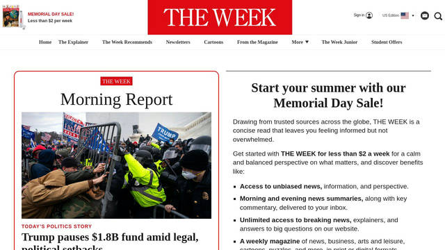 Screenshot: theweek.com - uses Impact Screenshot: theweek.com - uses Impact