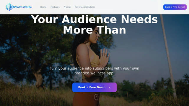 Screenshot: letsbreakthrough.co