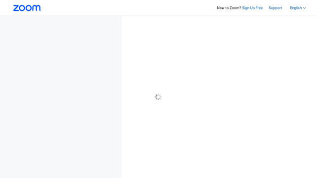 Screenshot: zoom.us - uses VideoJS