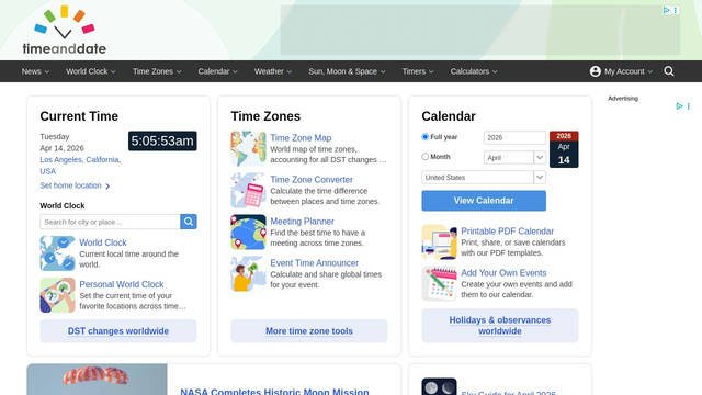 Screenshot: timeanddate.com - uses iconfont Screenshot: timeanddate.com - uses iconfont