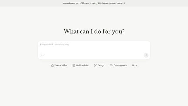 Screenshot: manus.ai - uses LibreBaskerville