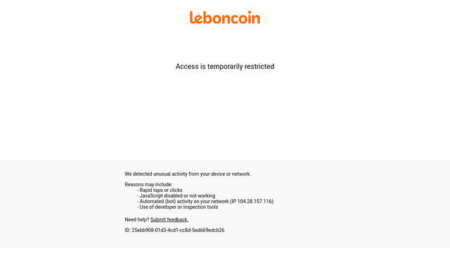 Screenshot: leboncoin.fr - uses Nunito Sans