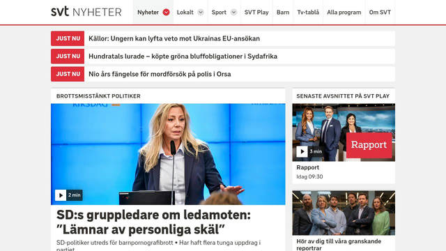 Screenshot: svt.se - uses Publik