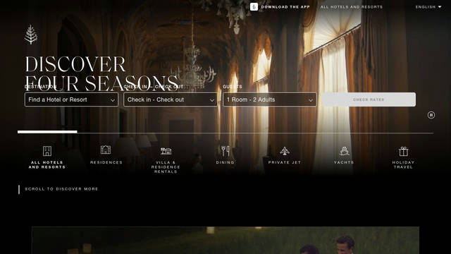 Screenshot: fourseasons.com - uses Saol Standard