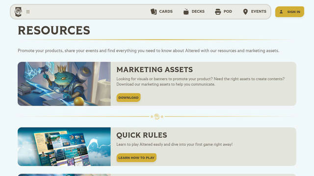 Screenshot: altered.gg - uses tiller