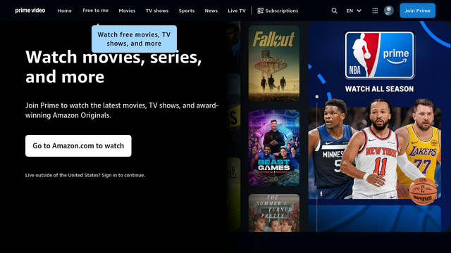 Screenshot: primevideo.com - uses Amazon Ember Modern Display Screenshot: primevideo.com - uses Amazon Ember Modern Display