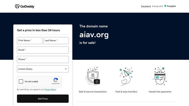 Screenshot: aiav.org - uses gdsherpa