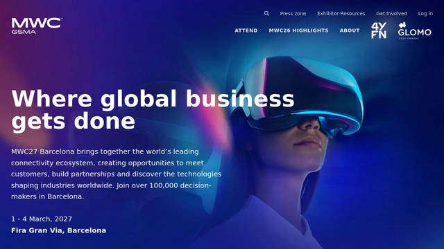 Screenshot: mobileworldcongress.com - uses Font Awesome 6 Duotone