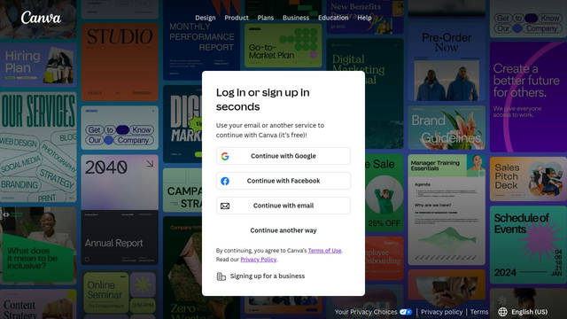 Screenshot: canva.com