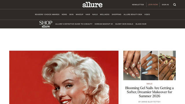 Screenshot: allure.com - uses SourceSerifPro Screenshot: allure.com - uses SourceSerifPro