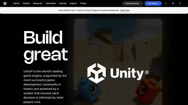 Screenshot: unity.com - uses nohemi