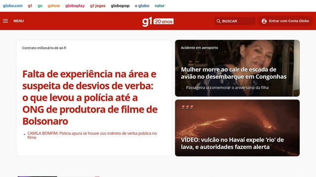 Screenshot: g1.globo.com - uses glbOpenSans