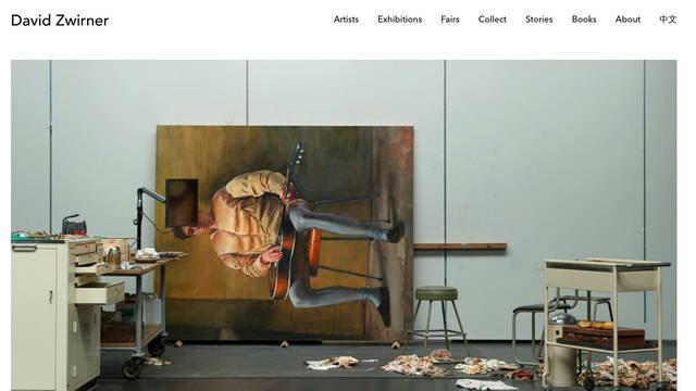 Screenshot: davidzwirner.com - uses AvenirNext