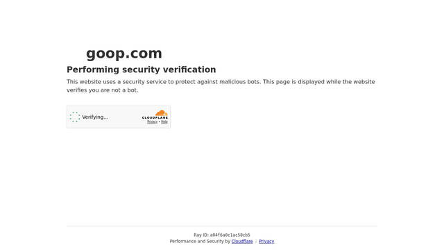 Screenshot: goop.com - uses adobe-caslon-pro