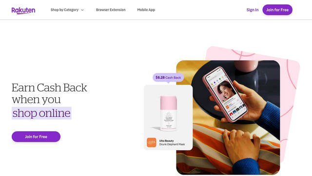 Screenshot: rakuten.com - uses Stag