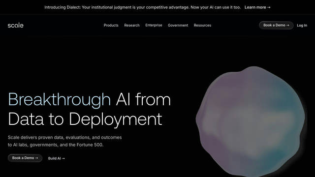 Screenshot: scale.com - uses PP Supply Mono