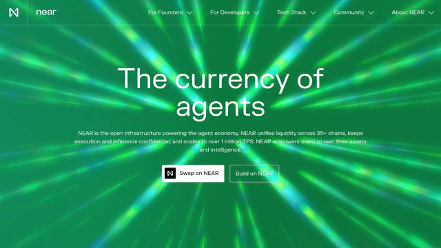 Screenshot: near.org - uses FKGrotesk