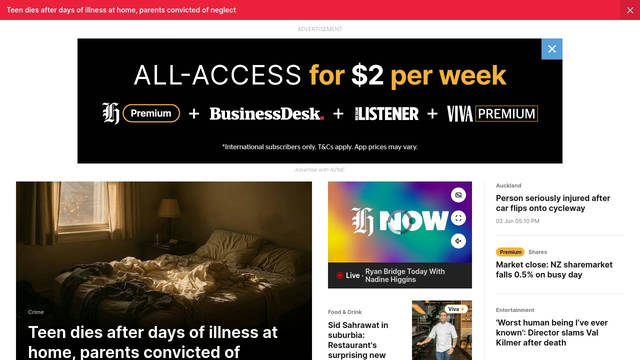 Screenshot: nzherald.co.nz - uses Inter-Variable