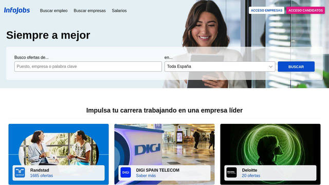 Screenshot: infojobs.net - uses Icons Screenshot: infojobs.net - uses Icons