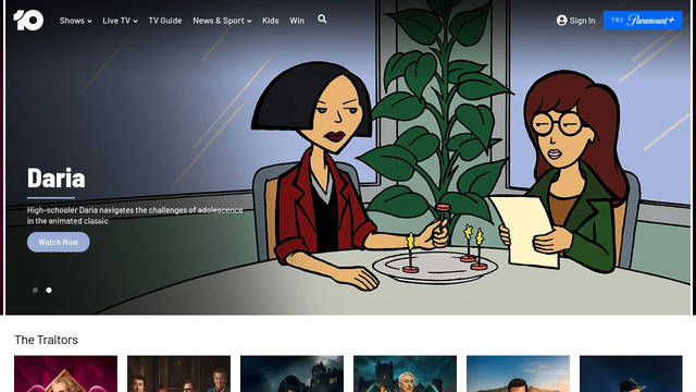 Screenshot: 10play.com.au - uses Peak Sans Screenshot: 10play.com.au - uses Peak Sans
