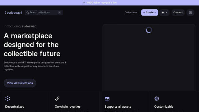 Screenshot: sudoswap.xyz - uses JetBrainsMono
