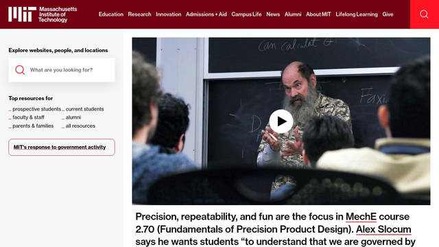 Screenshot: mit.edu - uses neue-haas-grotesk-display