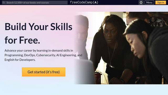 Screenshot: freecodecamp.org - uses NotoSansArabic