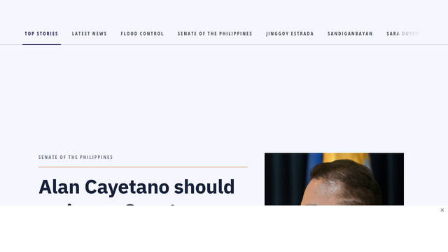 Screenshot: rappler.com - uses PTSerifRegular