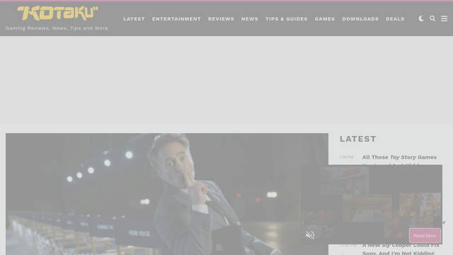 Screenshot: kotaku.com - uses Work Sans