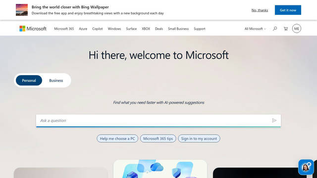 Screenshot: microsoft.com - uses Latest