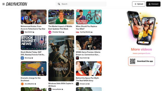 Screenshot: dailymotion.com - uses DailySans
