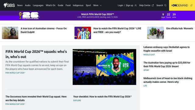 Screenshot: sbs.com.au - uses Noto Sans Bengali