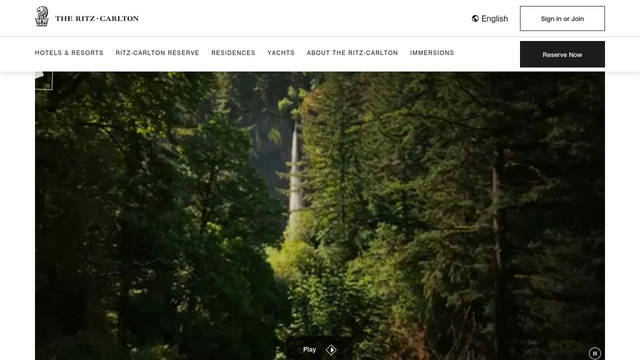 Screenshot: ritzcarlton.com - uses Acta