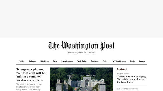 Screenshot: washingtonpost.com - uses Postoni
