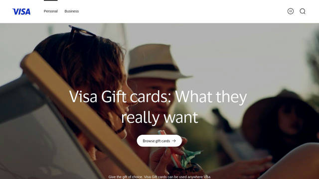 Screenshot: visa.com - uses visa-font--dialect-cyrillic-regular