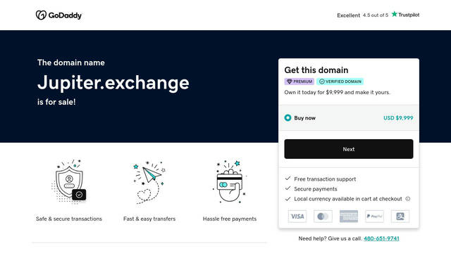 Screenshot: jupiter.exchange - uses gdsherpa