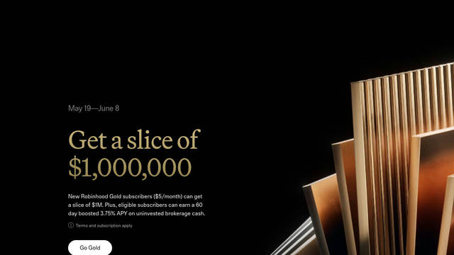 Screenshot: robinhood.com - uses Instrument Serif