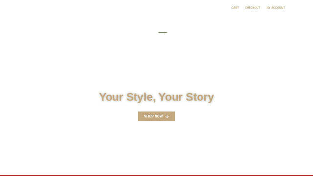 Screenshot: bajucollections.com - uses Sen