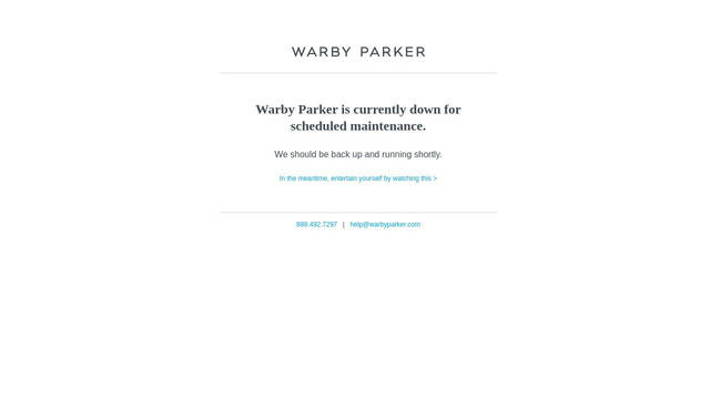 Screenshot: warbyparker.com - uses fontIvoryLl