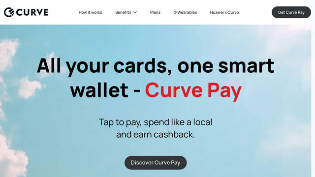 Screenshot: curve.com - uses Manrope-077427aa461ab5d9