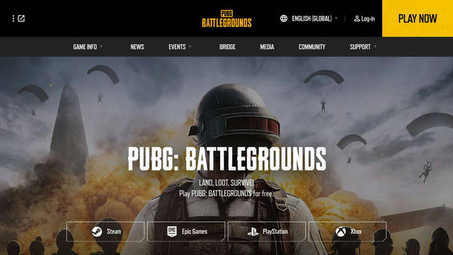Screenshot: pubg.com - uses PUBGBattlegrounds