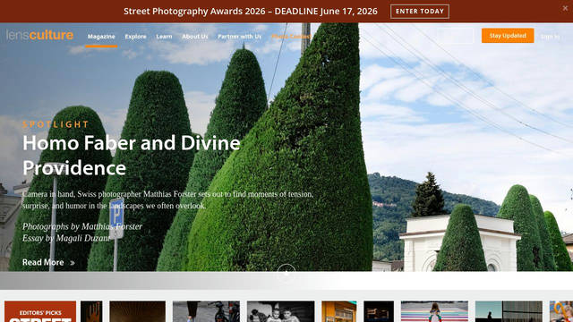 Screenshot: lensculture.com - uses lc-icons