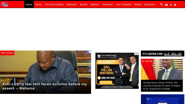 Screenshot: myjoyonline.com - uses Robotoslab Screenshot: myjoyonline.com - uses Robotoslab