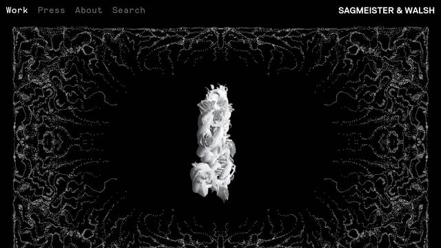Screenshot: sagmeisterwalsh.com - uses ReplicaMono