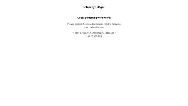 Screenshot: tommy.com - uses Futura Std Book