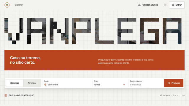 Screenshot: vanplega.com - uses Geist Mono Variable