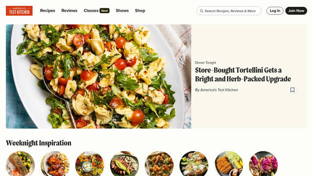 Screenshot: americastestkitchen.com - uses moret Screenshot: americastestkitchen.com - uses moret