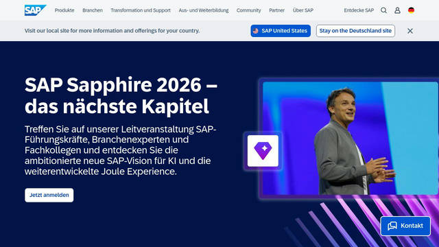 Screenshot: sap.de - uses Helvetica Screenshot: sap.de - uses Helvetica