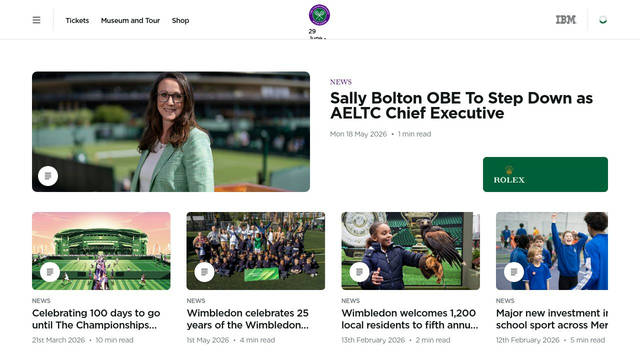 Screenshot: wimbledon.com - uses Gotham Screenshot: wimbledon.com - uses Gotham